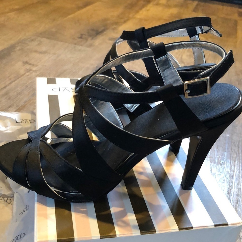 RSVP Black Dress Heel Sandals